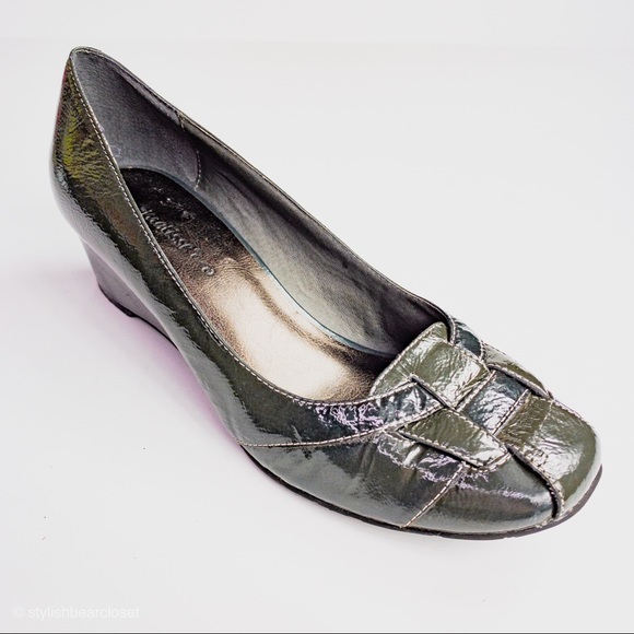 Matisse Shoes - Matisse Wedges Green Leather Low Heel